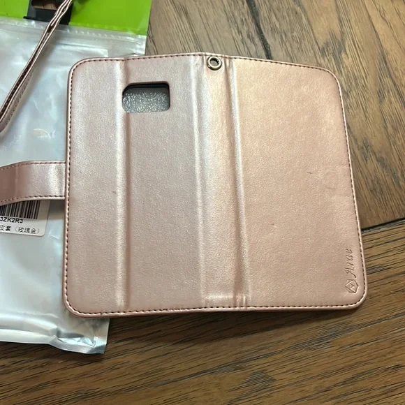 High quality product Mobil phone accessories rose pink has slots for cards & ID - Picture 3 of 6